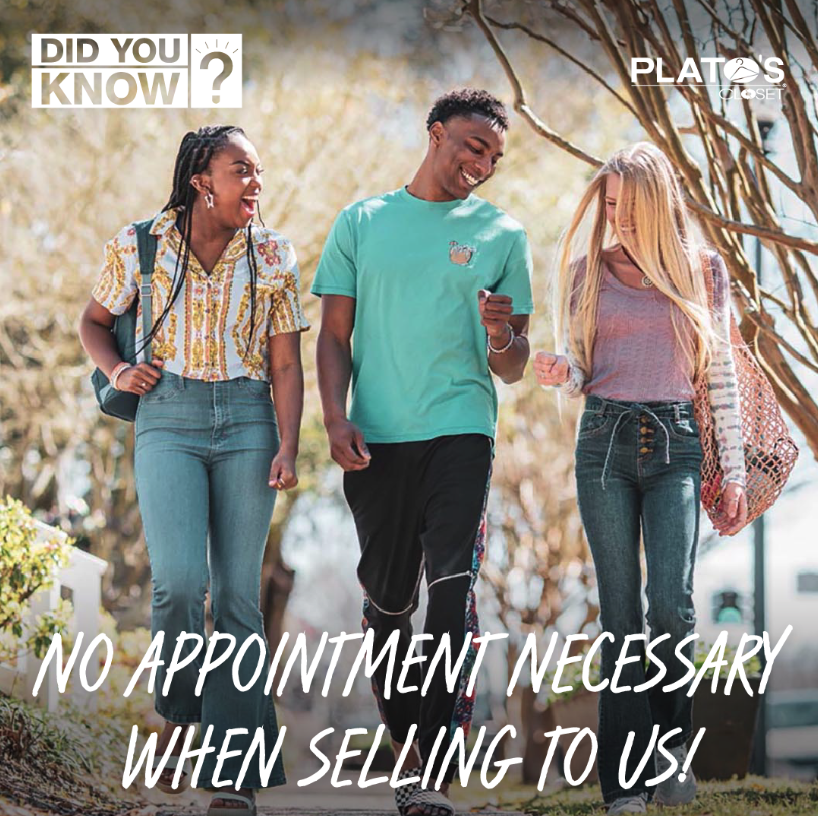 no appointment necessary when selling to us